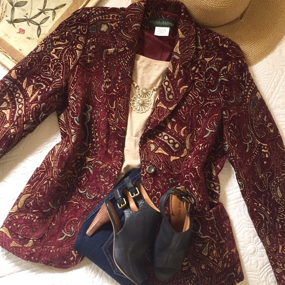 Harve Benard Jackets & Blazers - Harve Benard Tapestry Blazer